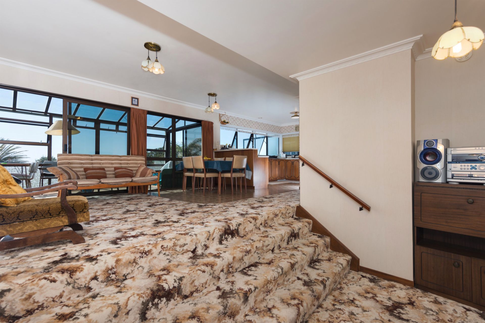 existing lounge dining area befroe alteration