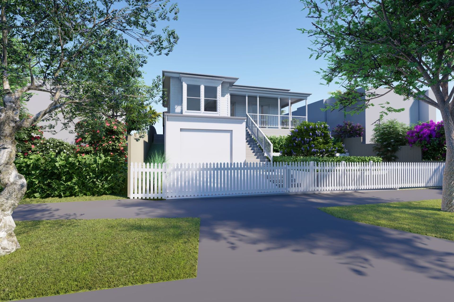 Proposal for alterations to front of Villa