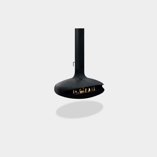 Naked Flame Curve-120 Suspended Fireplace