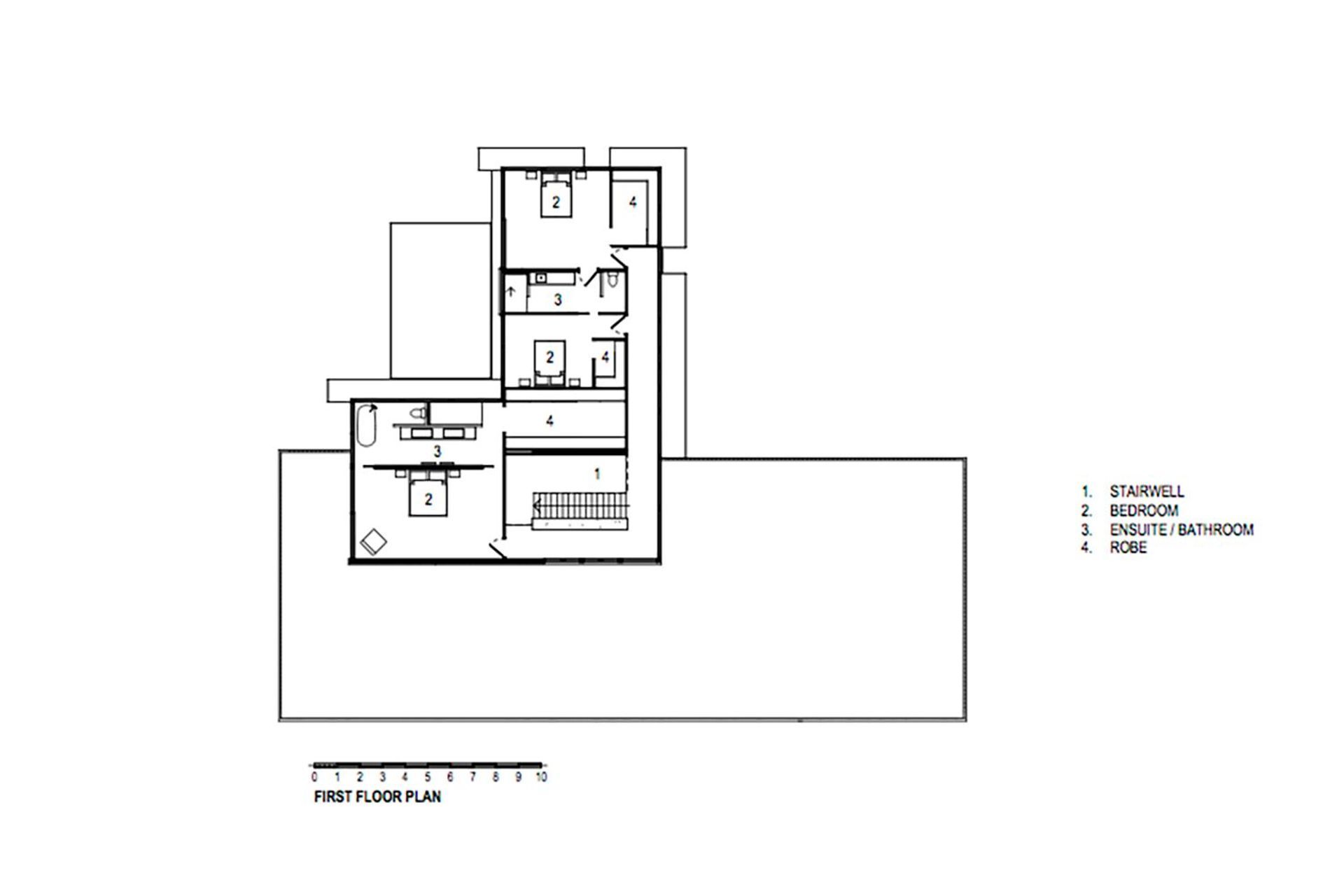 Nau Mai first-floor plan by O'Neil Architecture.