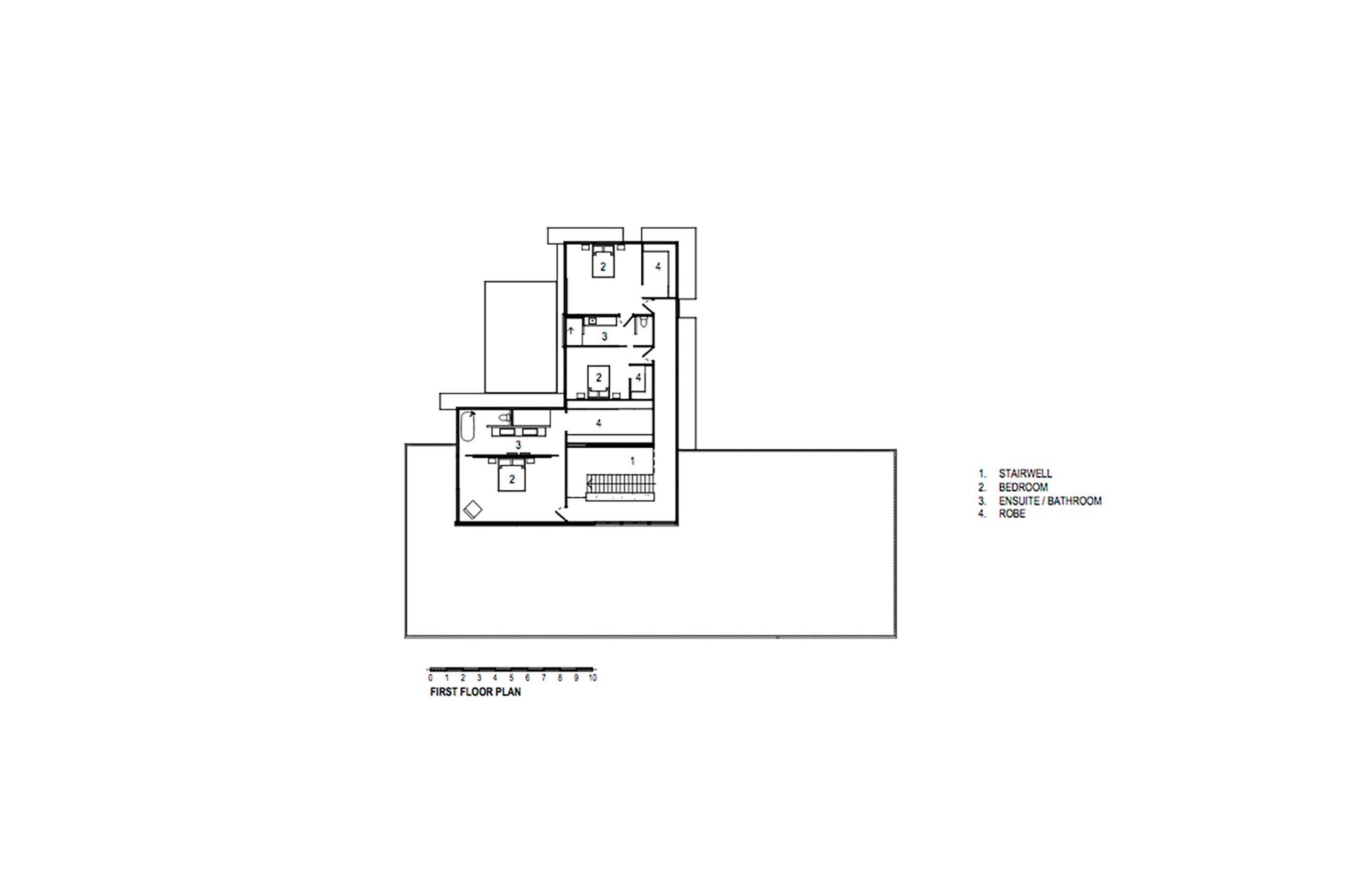 Nau Mai first-floor plan by O'Neil Architecture.