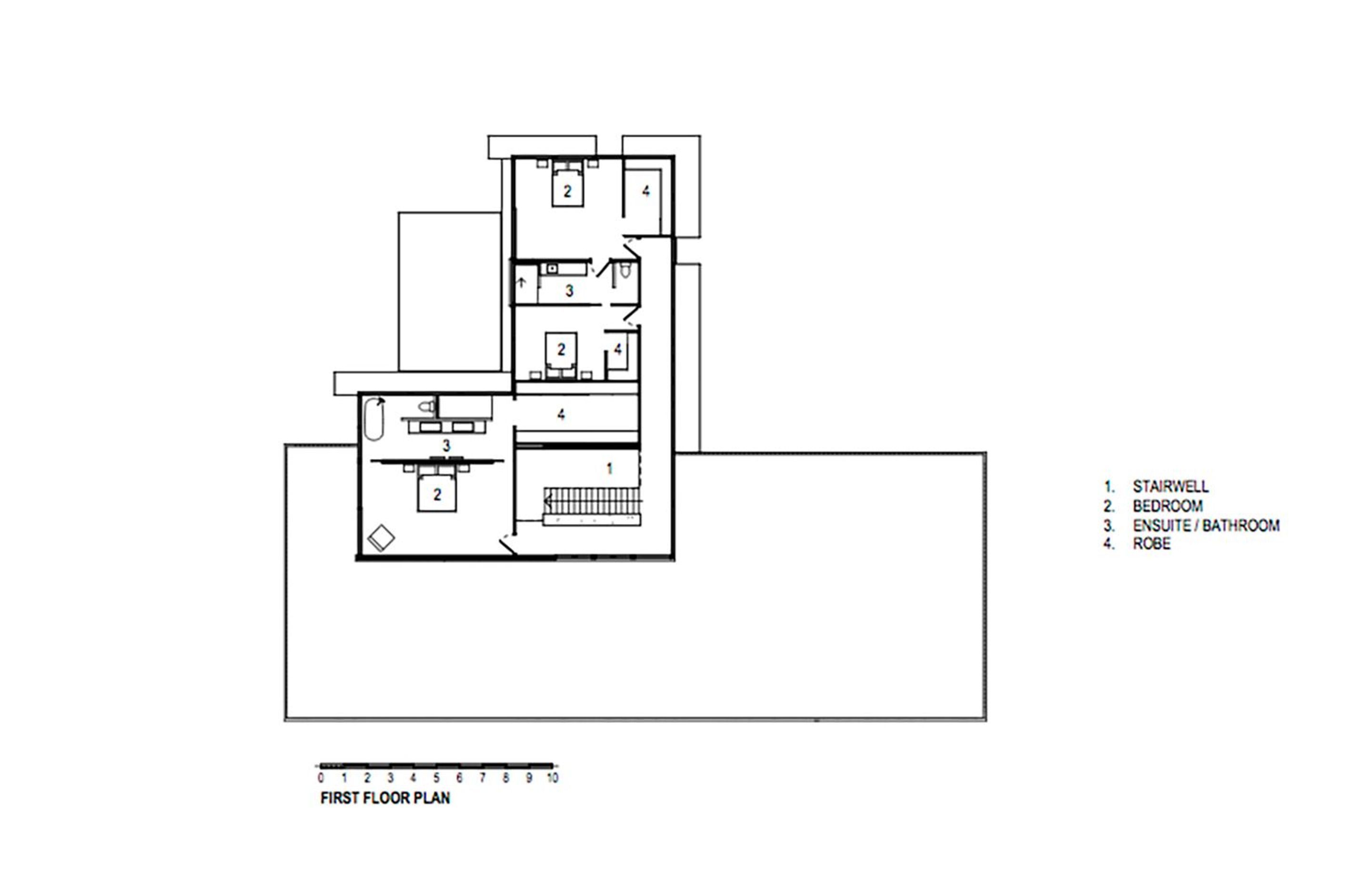 Nau Mai first-floor plan by O'Neil Architecture.