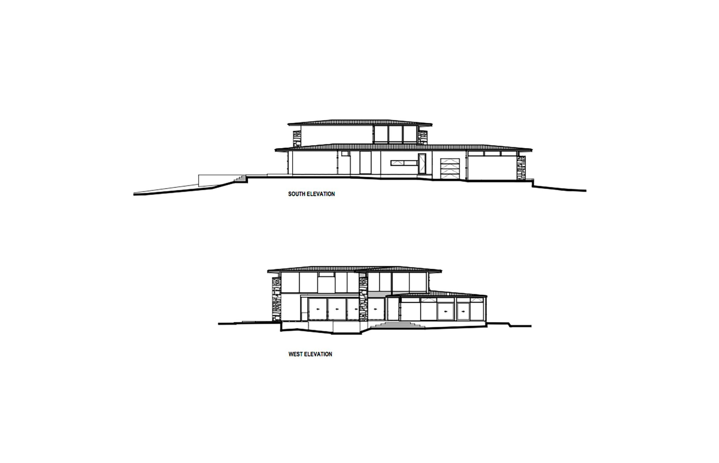 Nau Mai south and west-facing elevations by O'Neil Architecture.