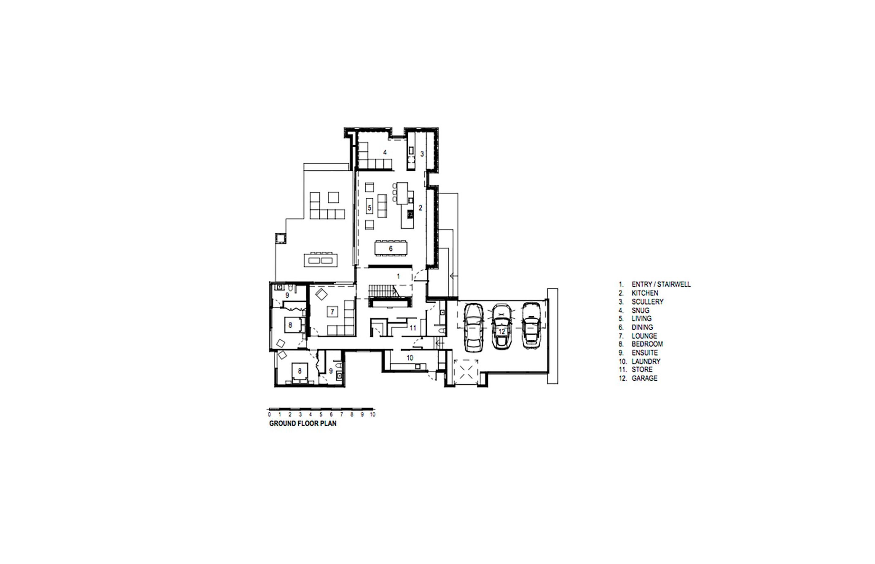 Nau Mai ground-floor plan by O'Neil Architecture.