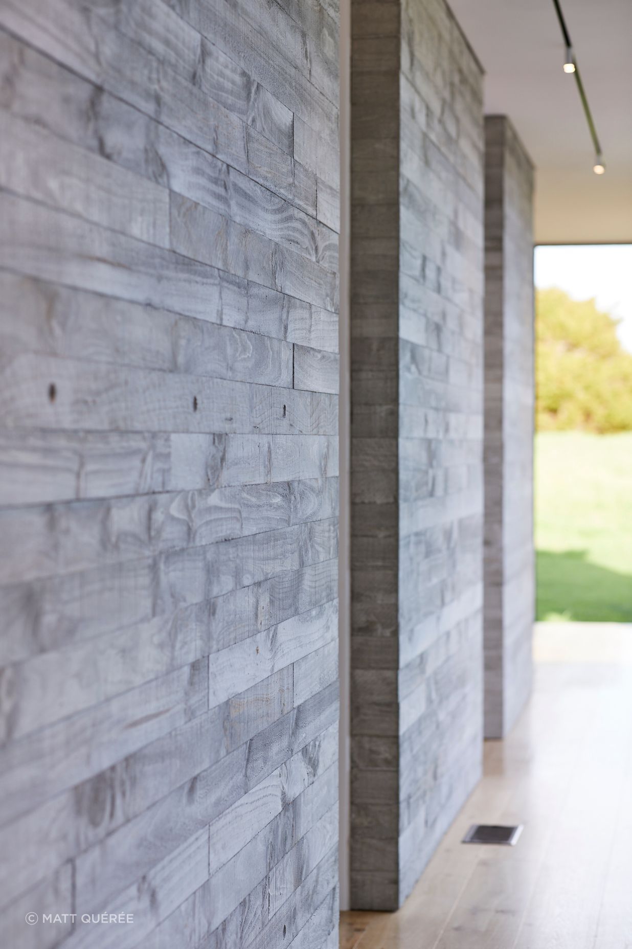 Construction of the board-formed in-situ concrete walls was overseen by Bannan Construction.