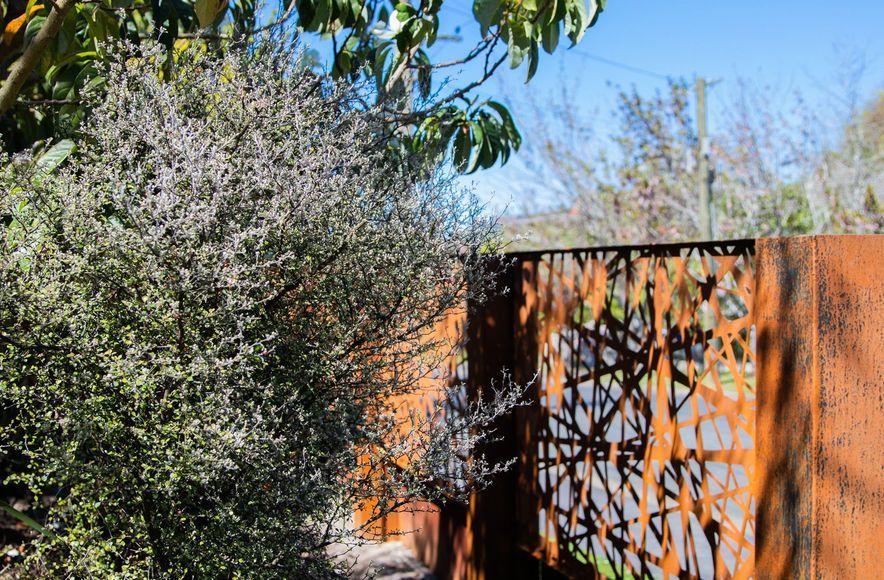 New Rusty Fence