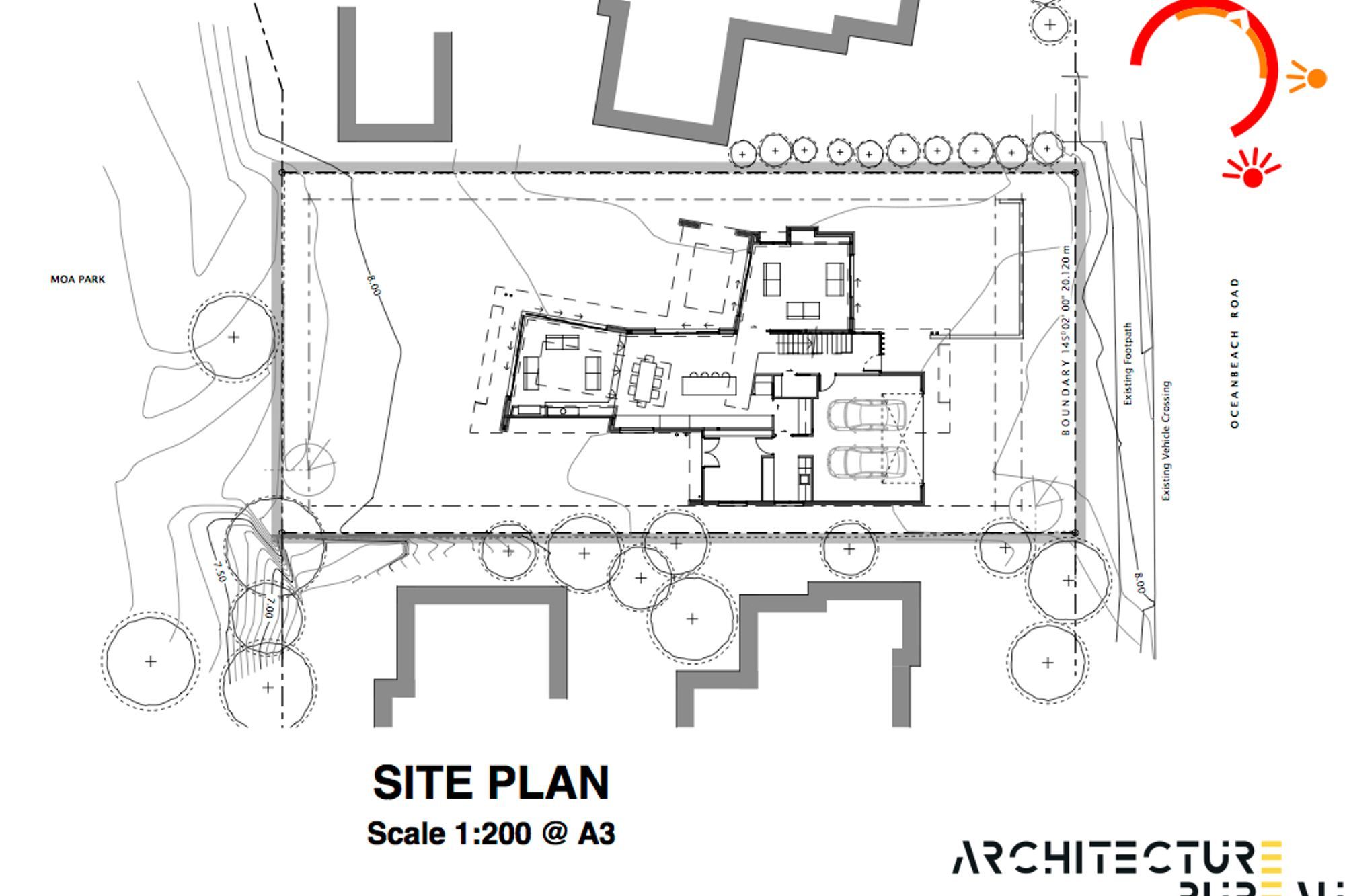 The site plan by Architecture Bureau.