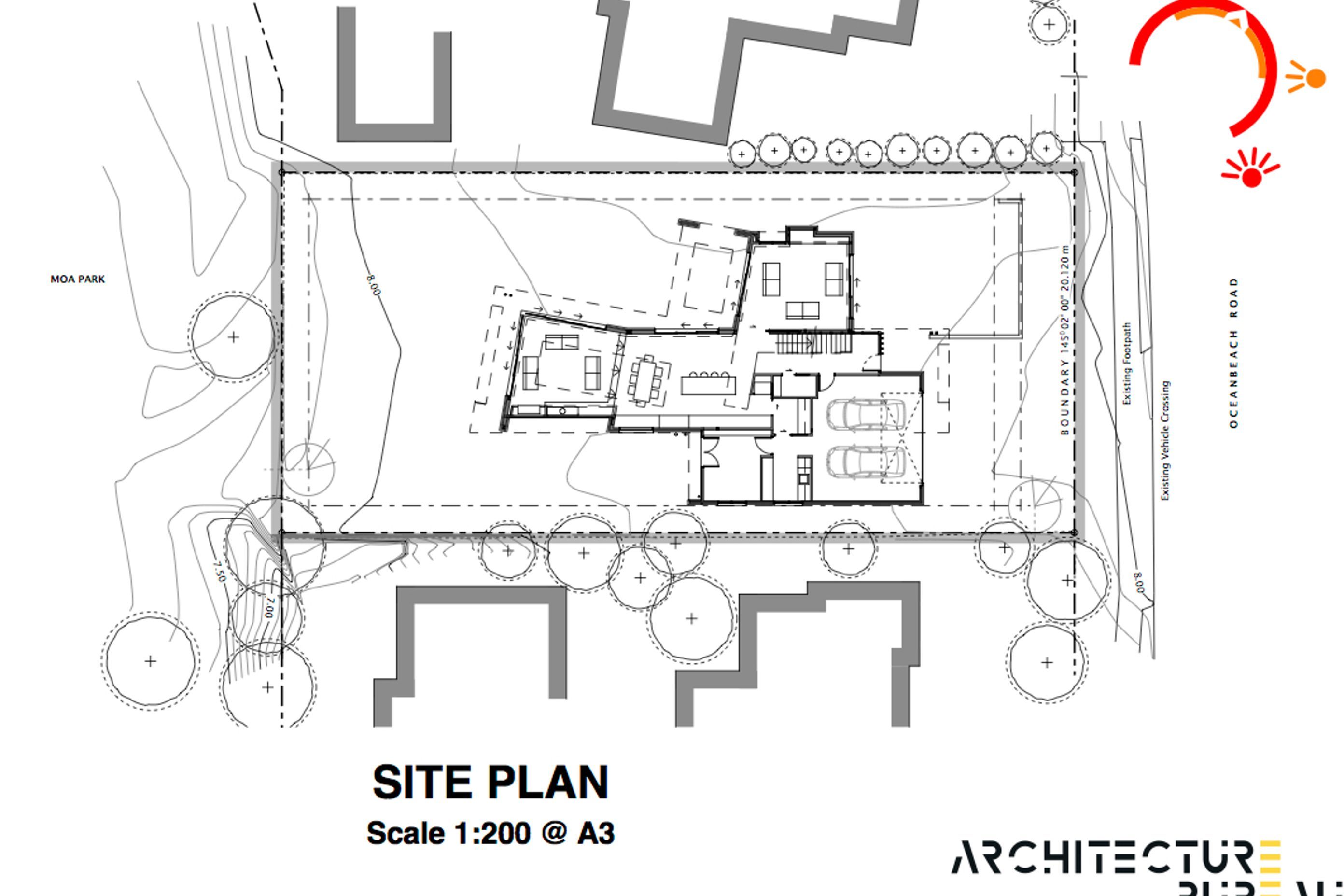 The site plan by Architecture Bureau.