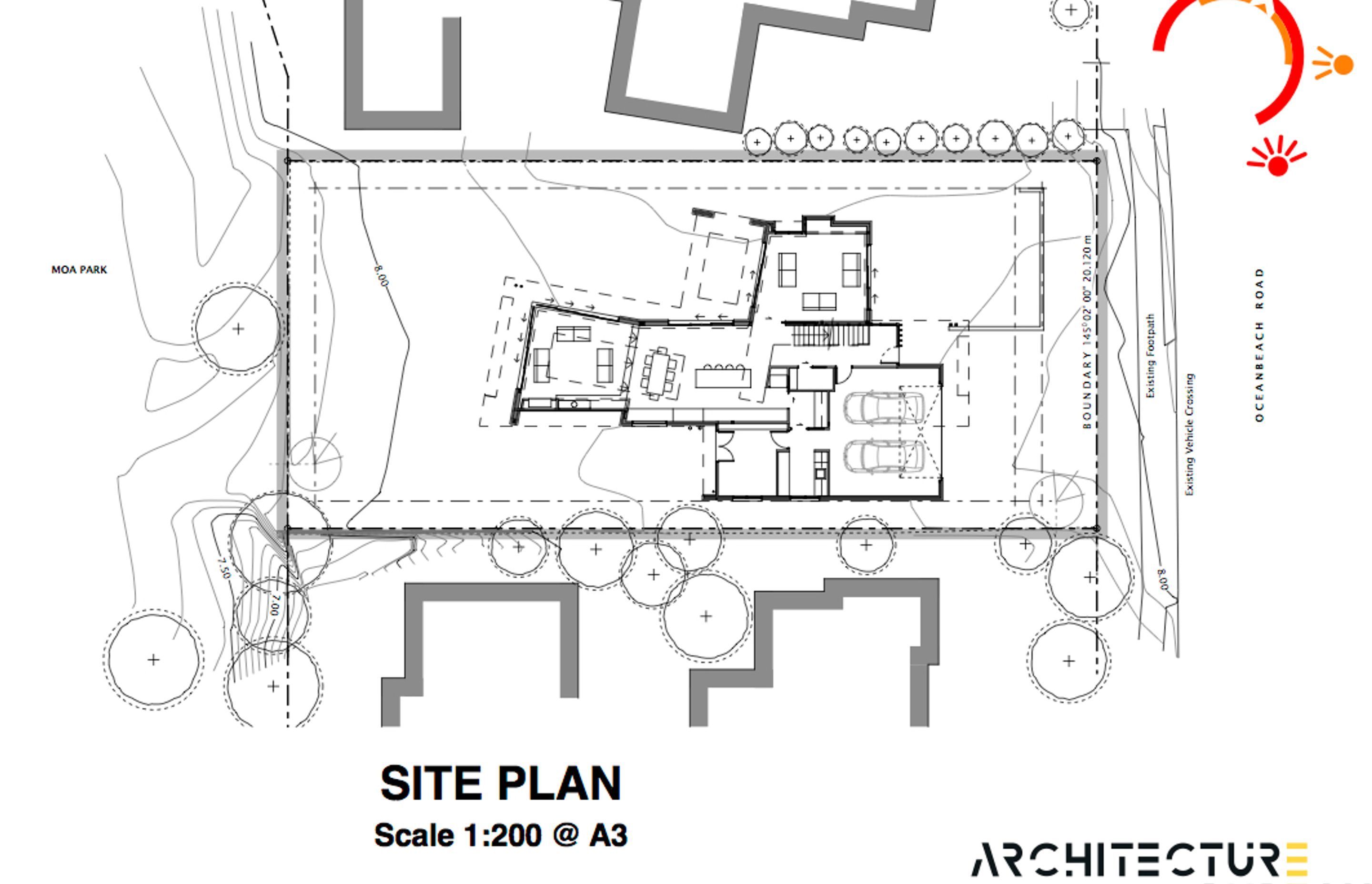 The site plan by Architecture Bureau.