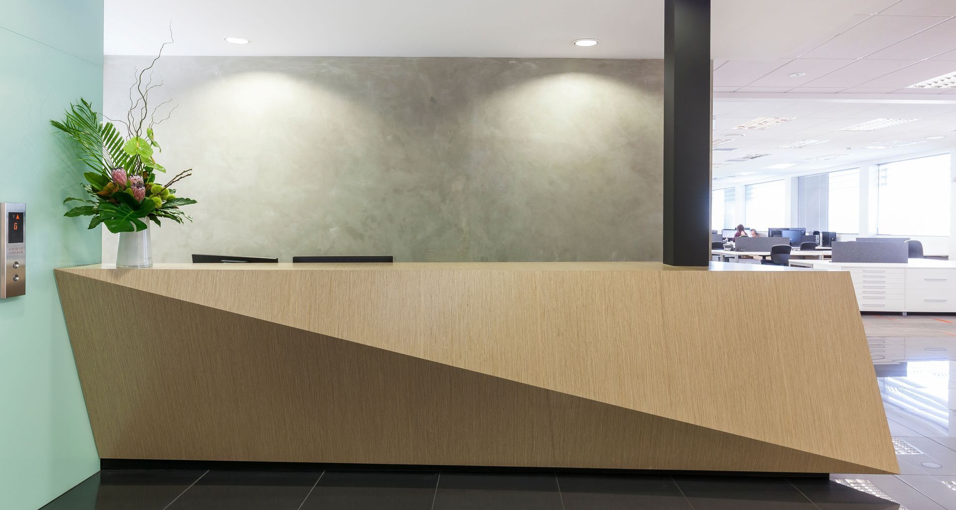 Office Reception banner