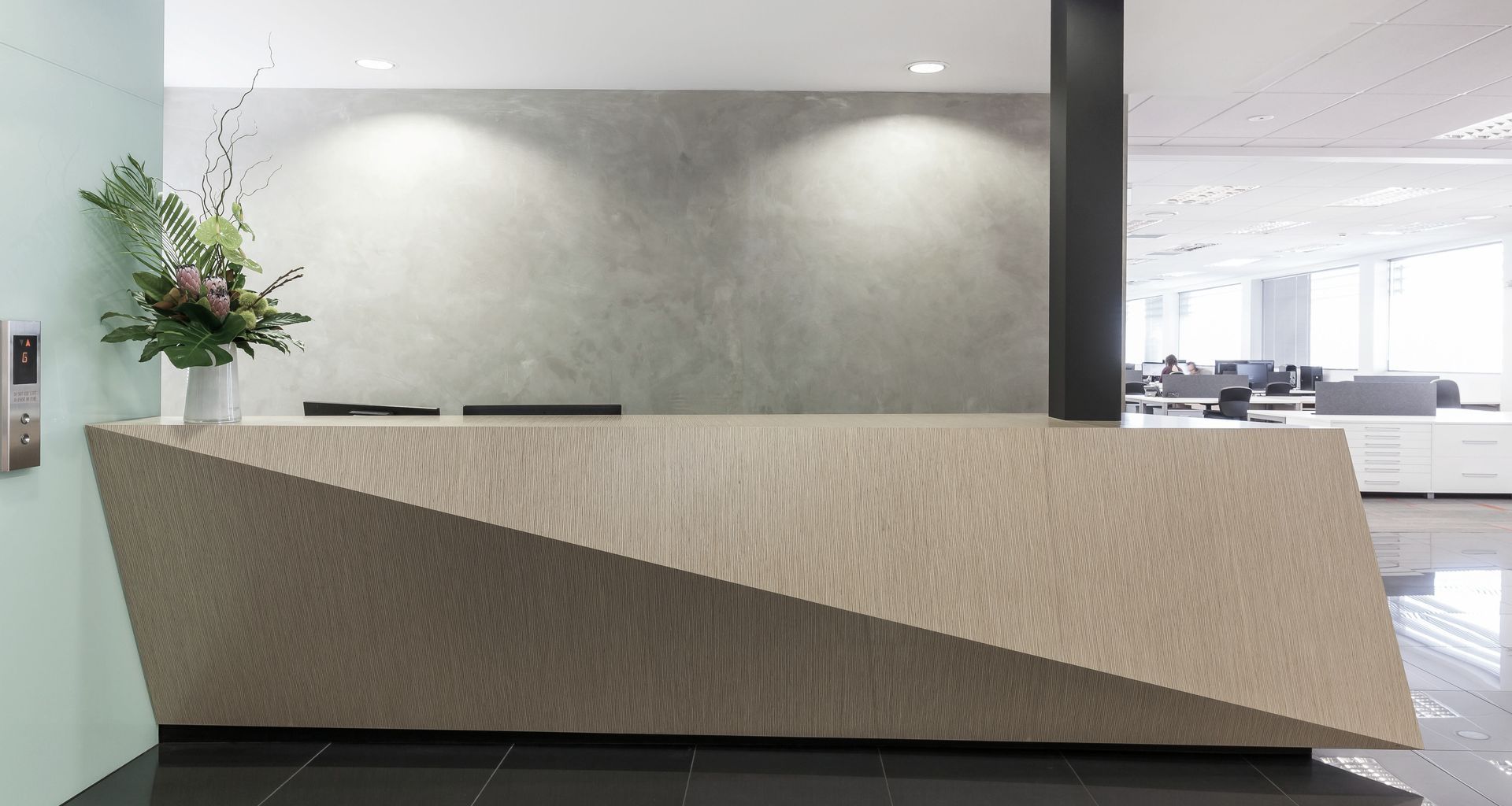 Office Reception banner