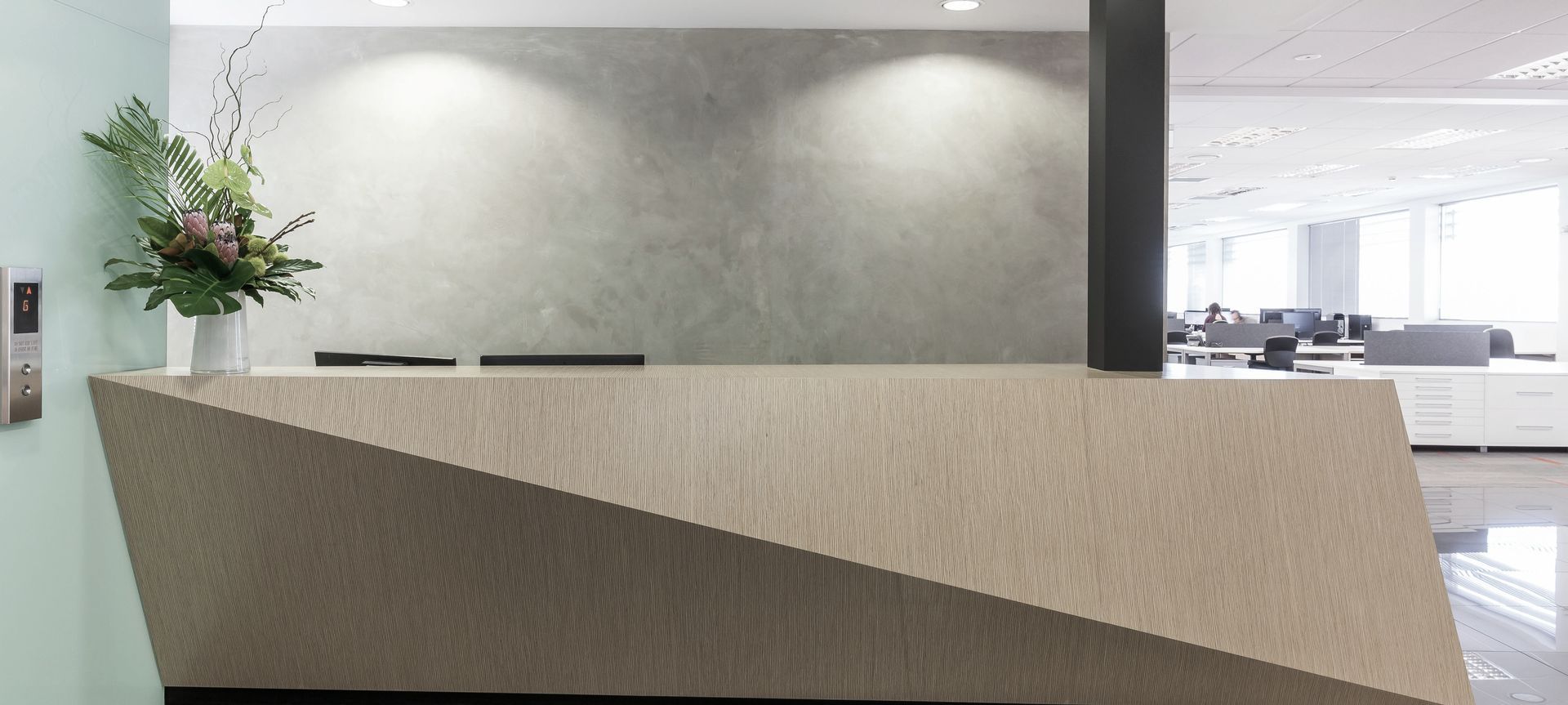Office Reception banner