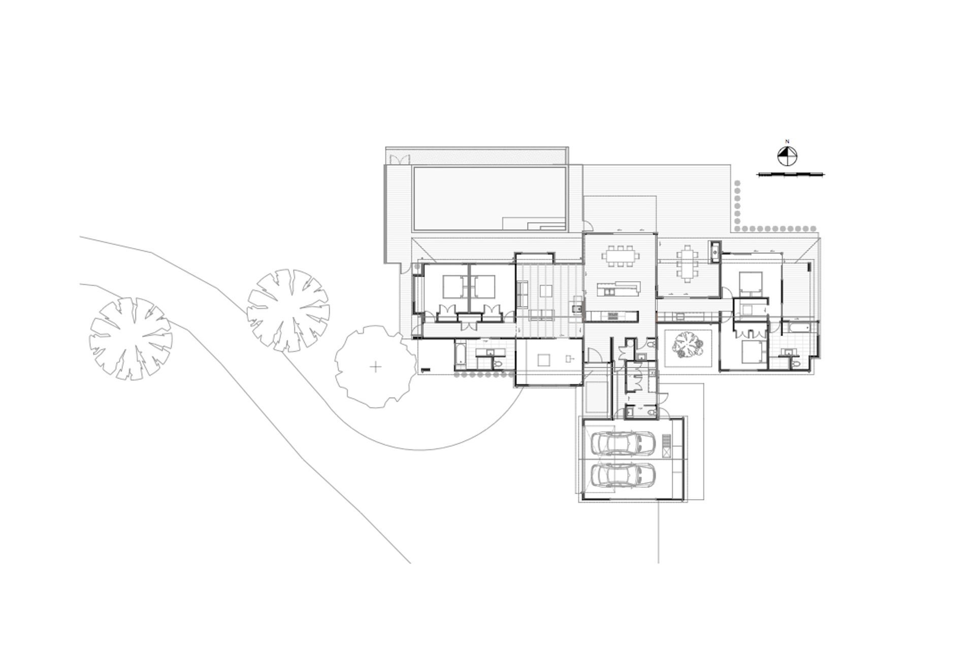 Site plan by Thorne Group Architecture.
