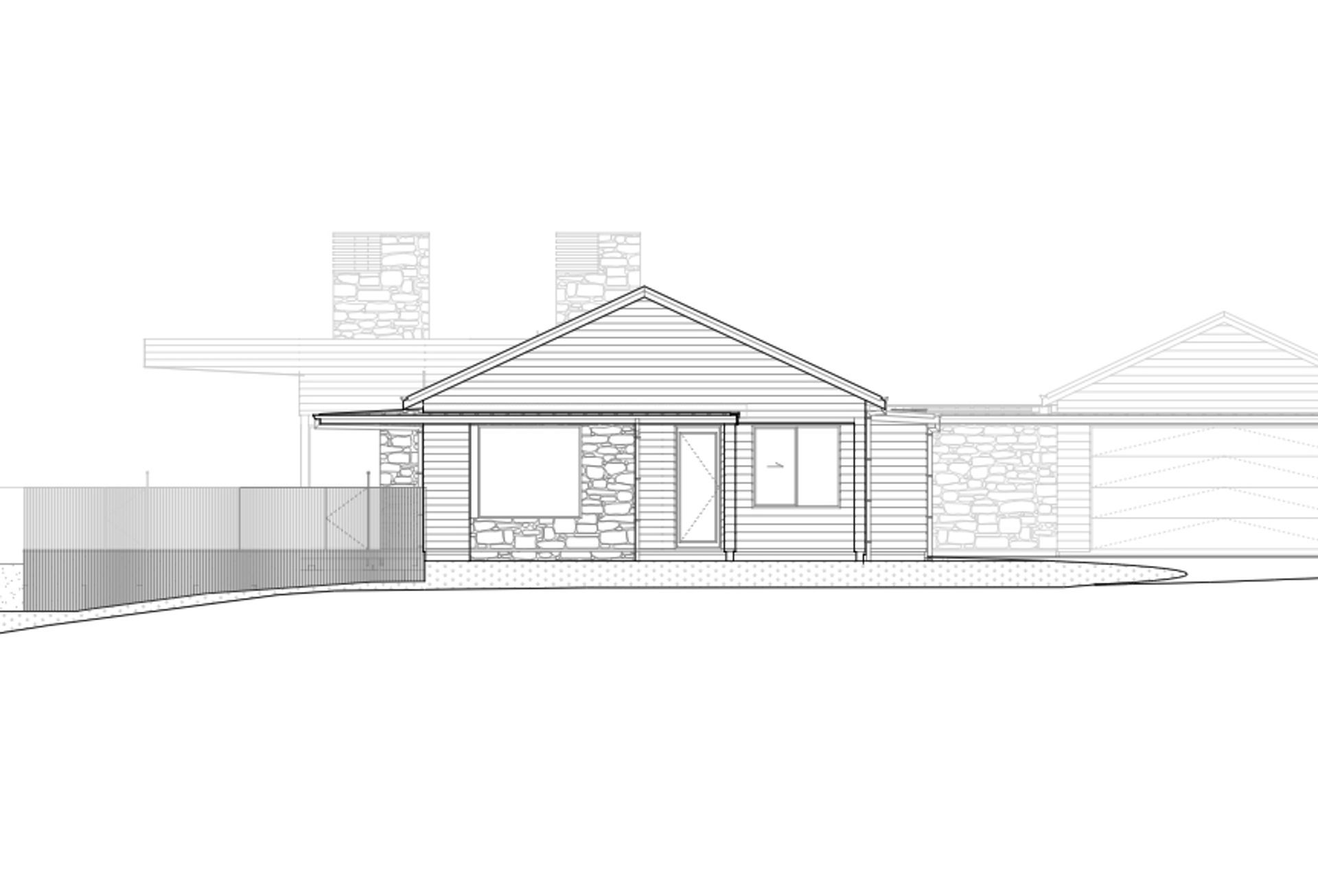 West elevation by Thorne Group Architecture.