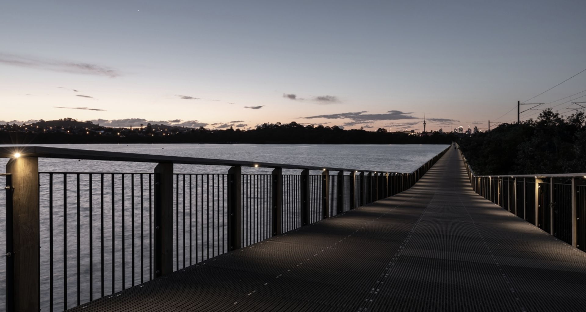 Orakei handrail - Iroko banner