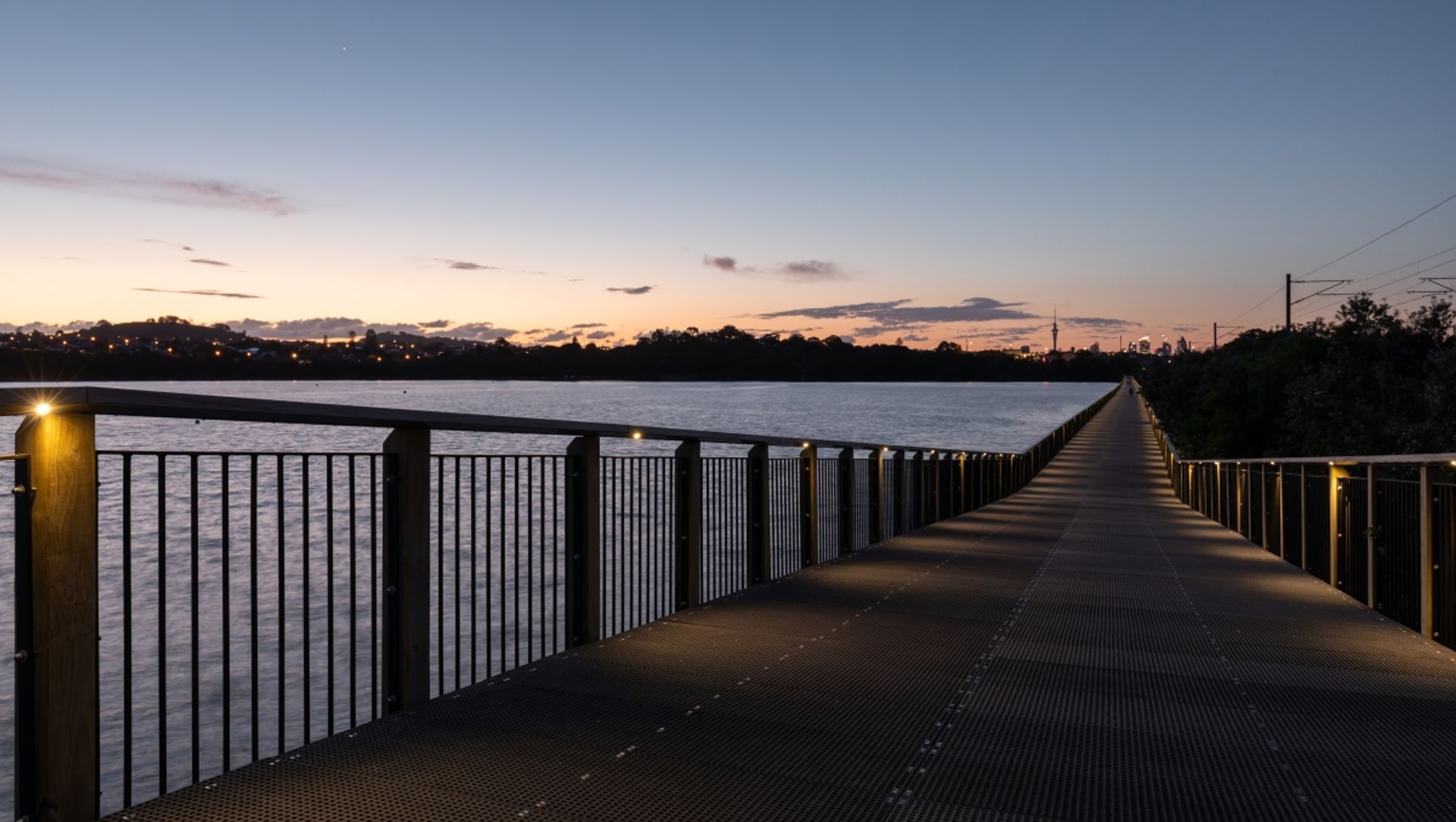 Orakei handrail - Iroko banner