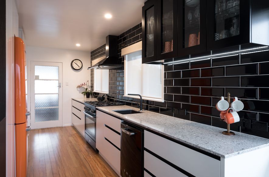 Orange Retro Kitchen