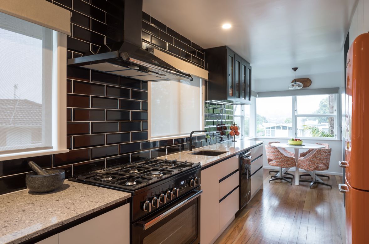 Orange Retro Kitchen