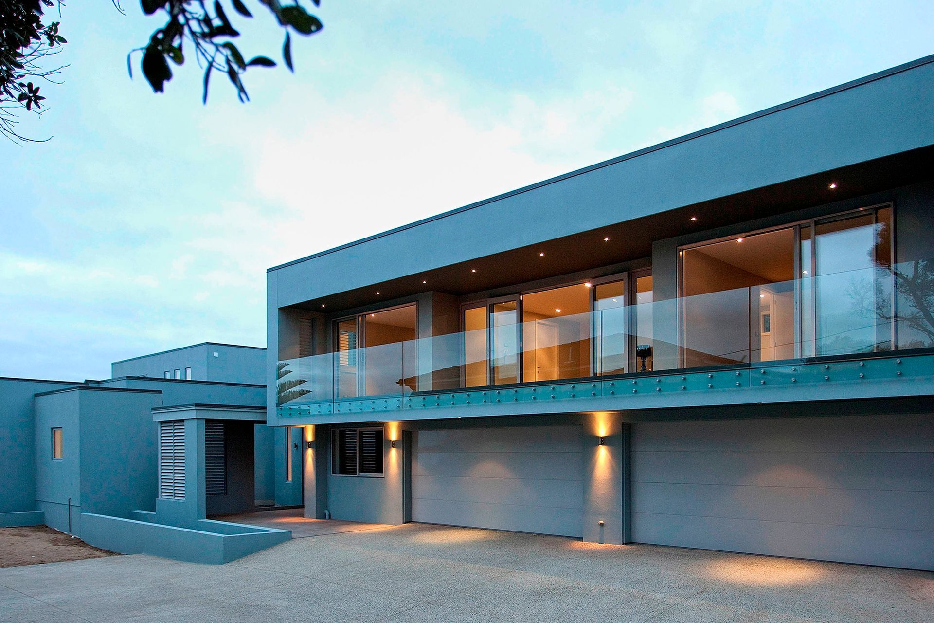 The owners asked that the colours be different from the neighbouring properties, whilst remaining sympathetic to them, and to the coastal environment.