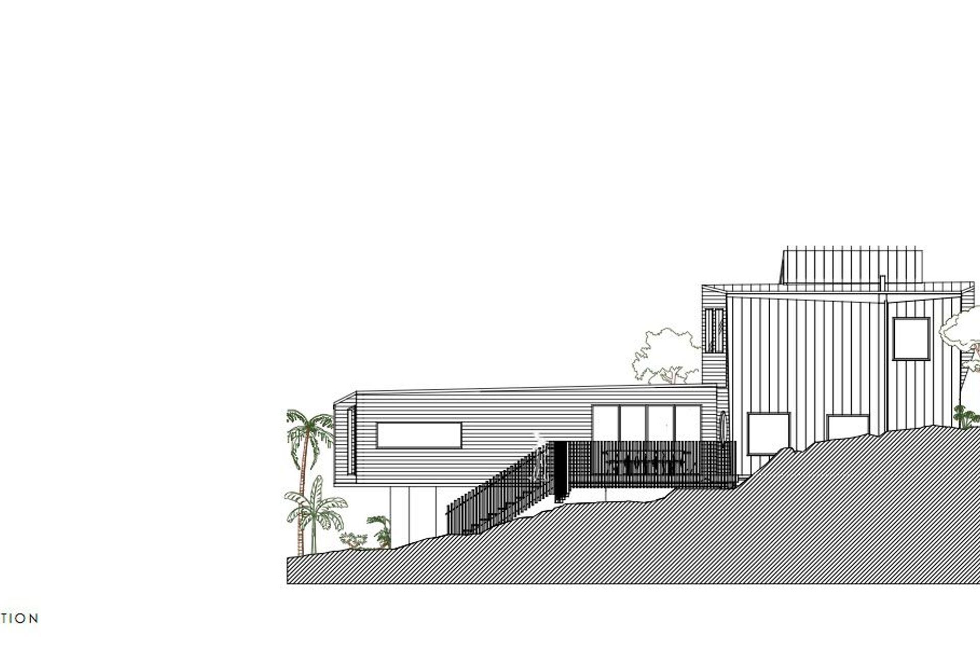 North elevation by TOA Architects.
