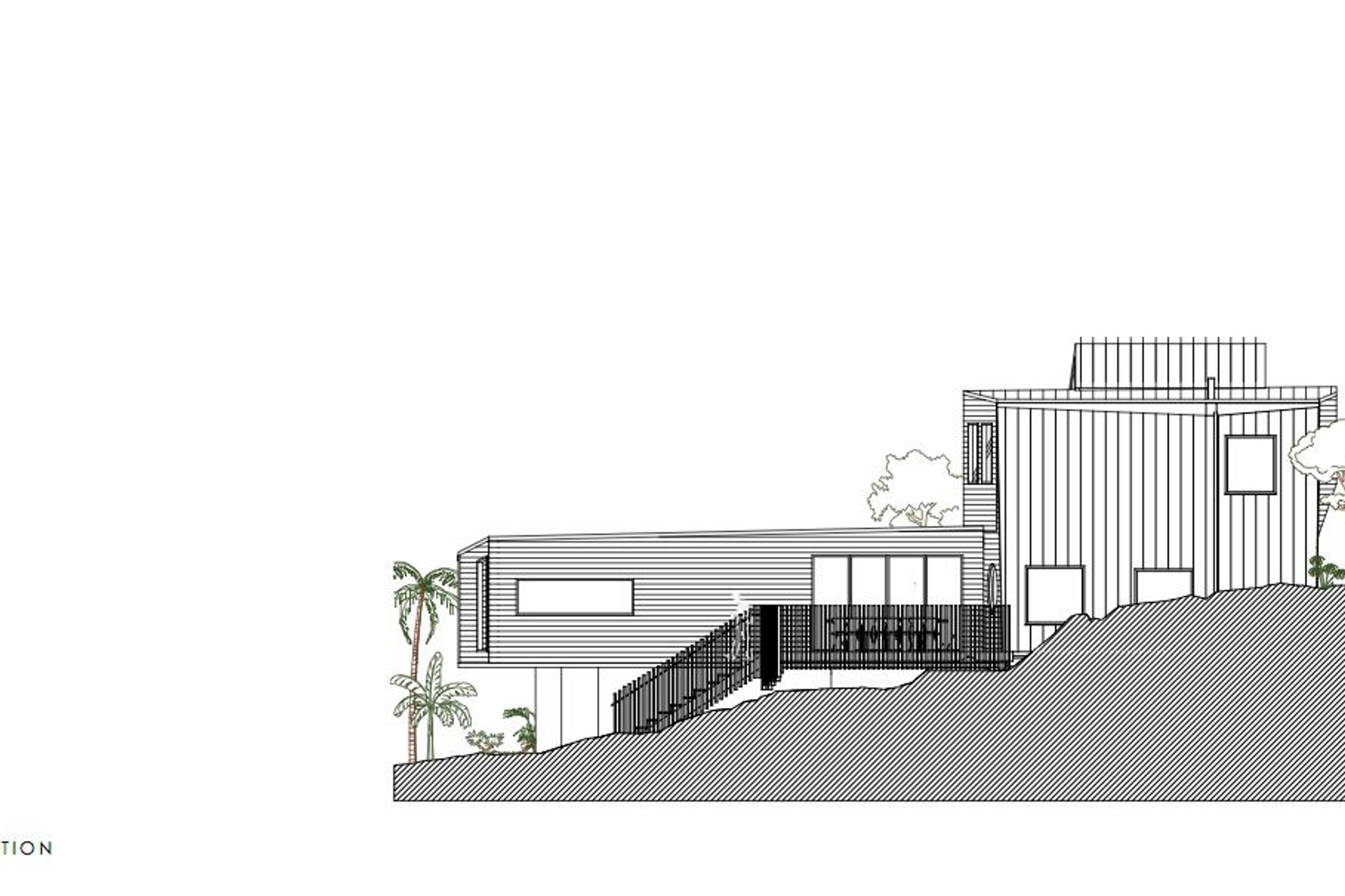 North elevation by TOA Architects.