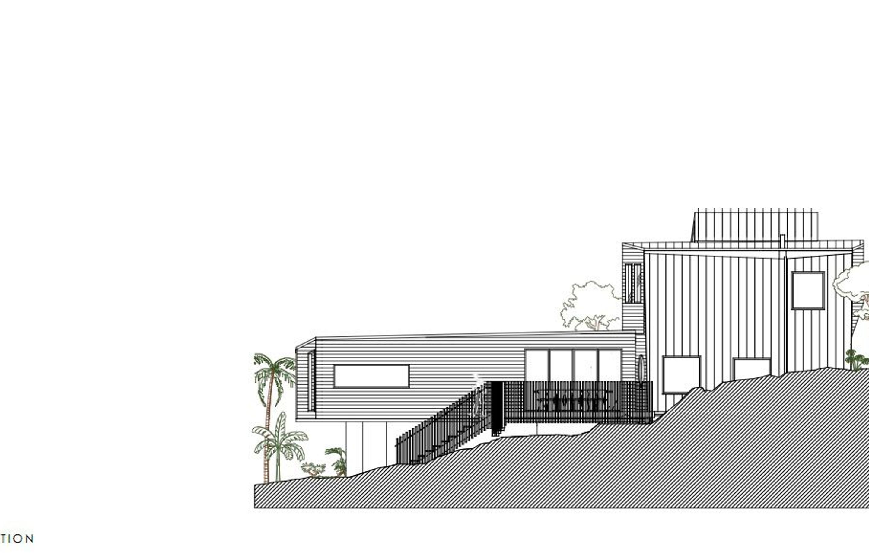 North elevation by TOA Architects.