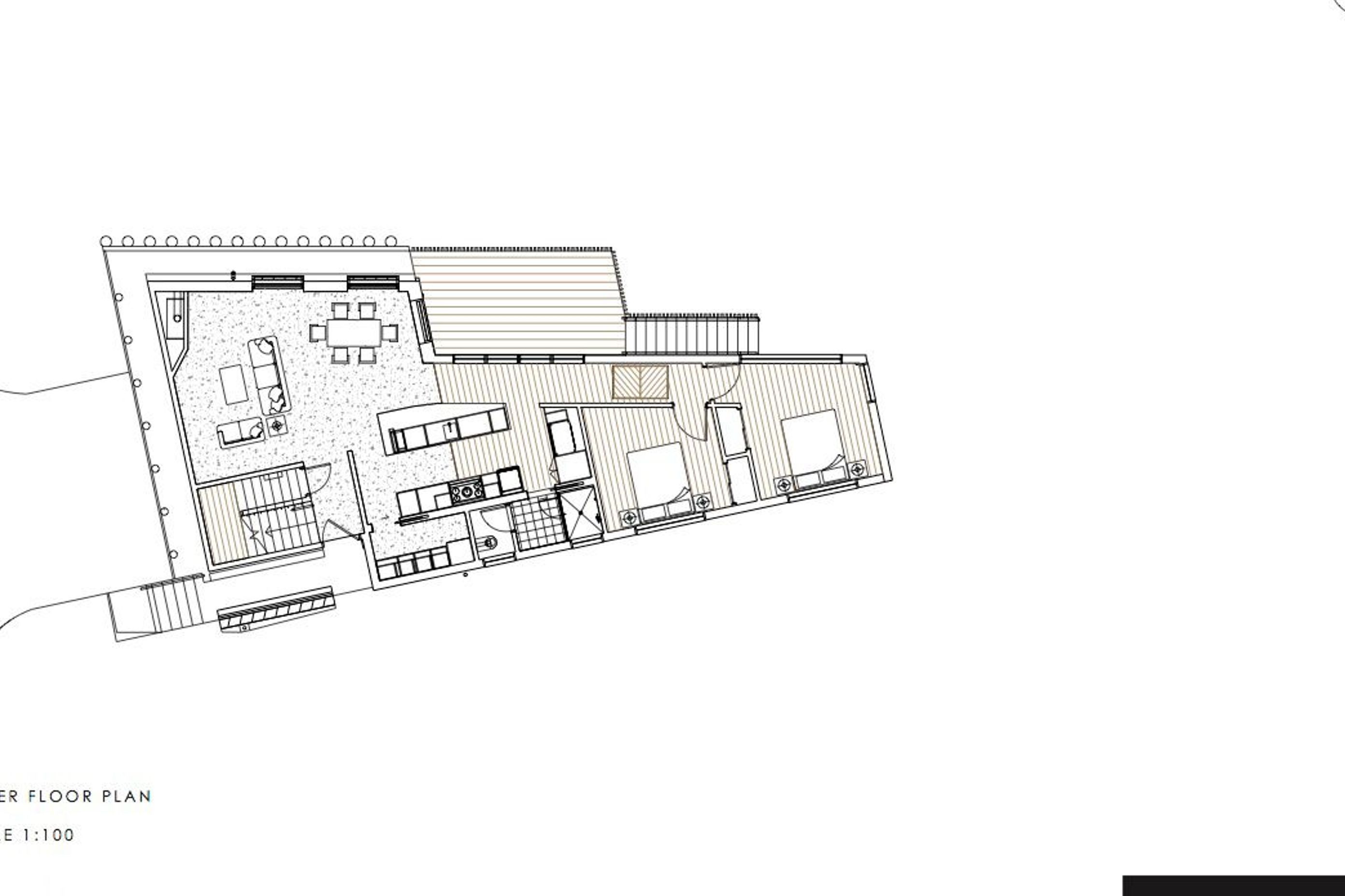 Lower floor pan by TOA Architects.