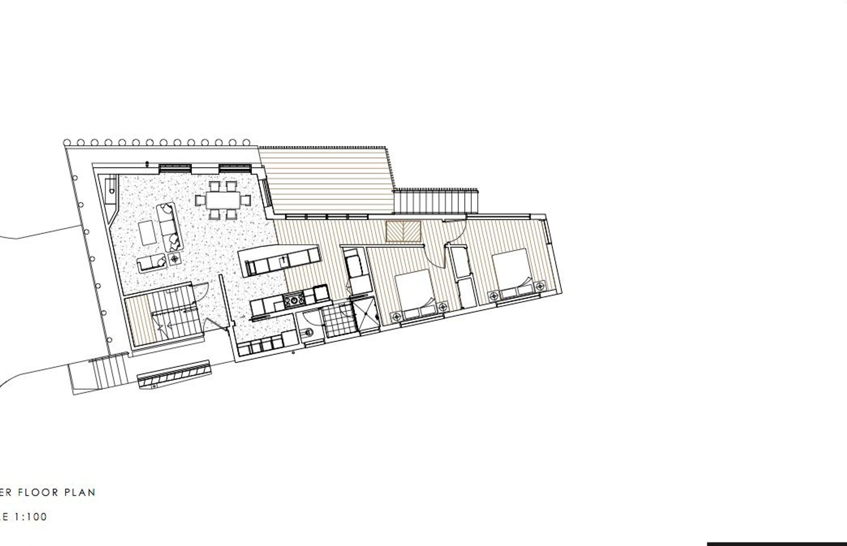 Lower floor pan by TOA Architects.