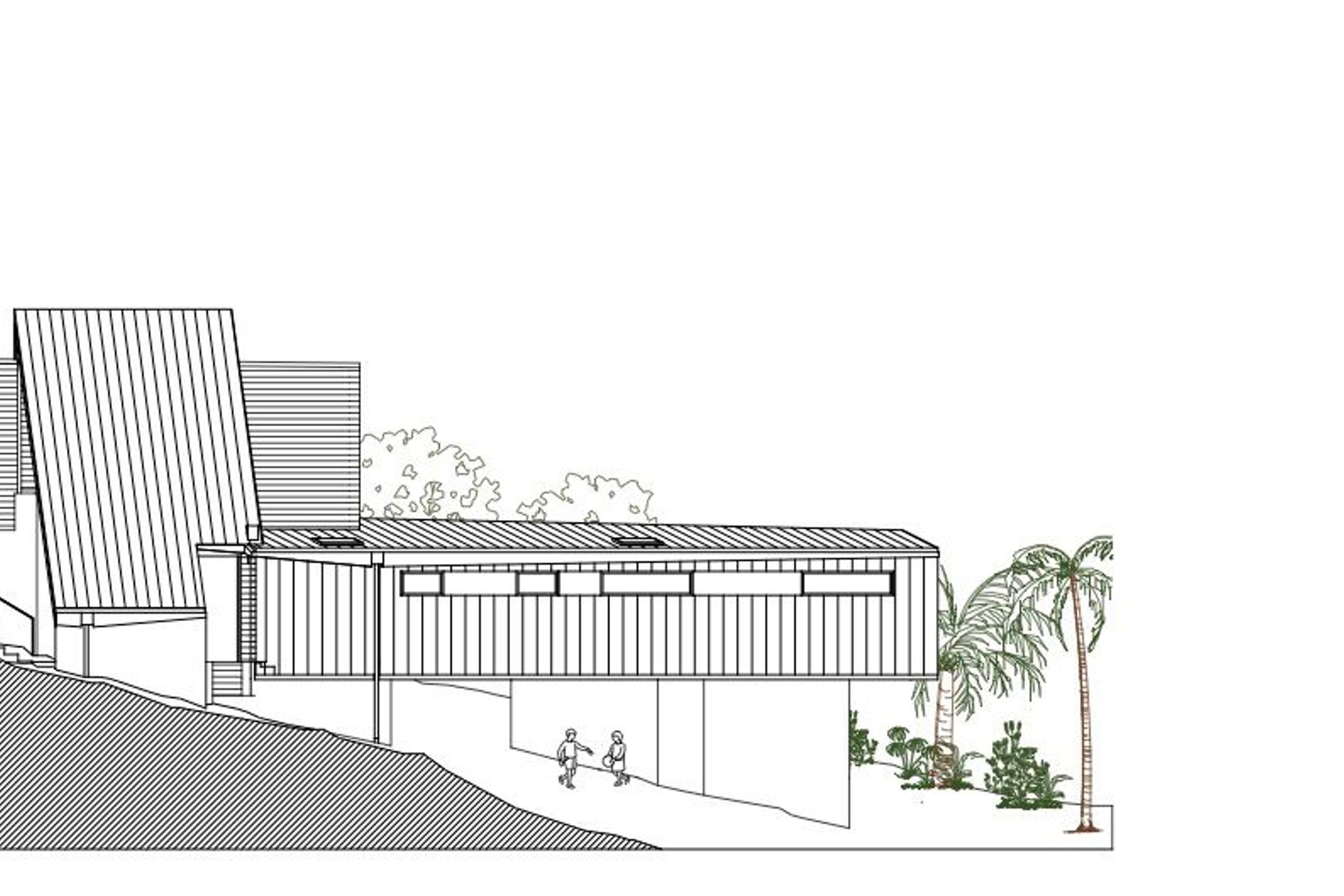 South elevation by TOA Architects.