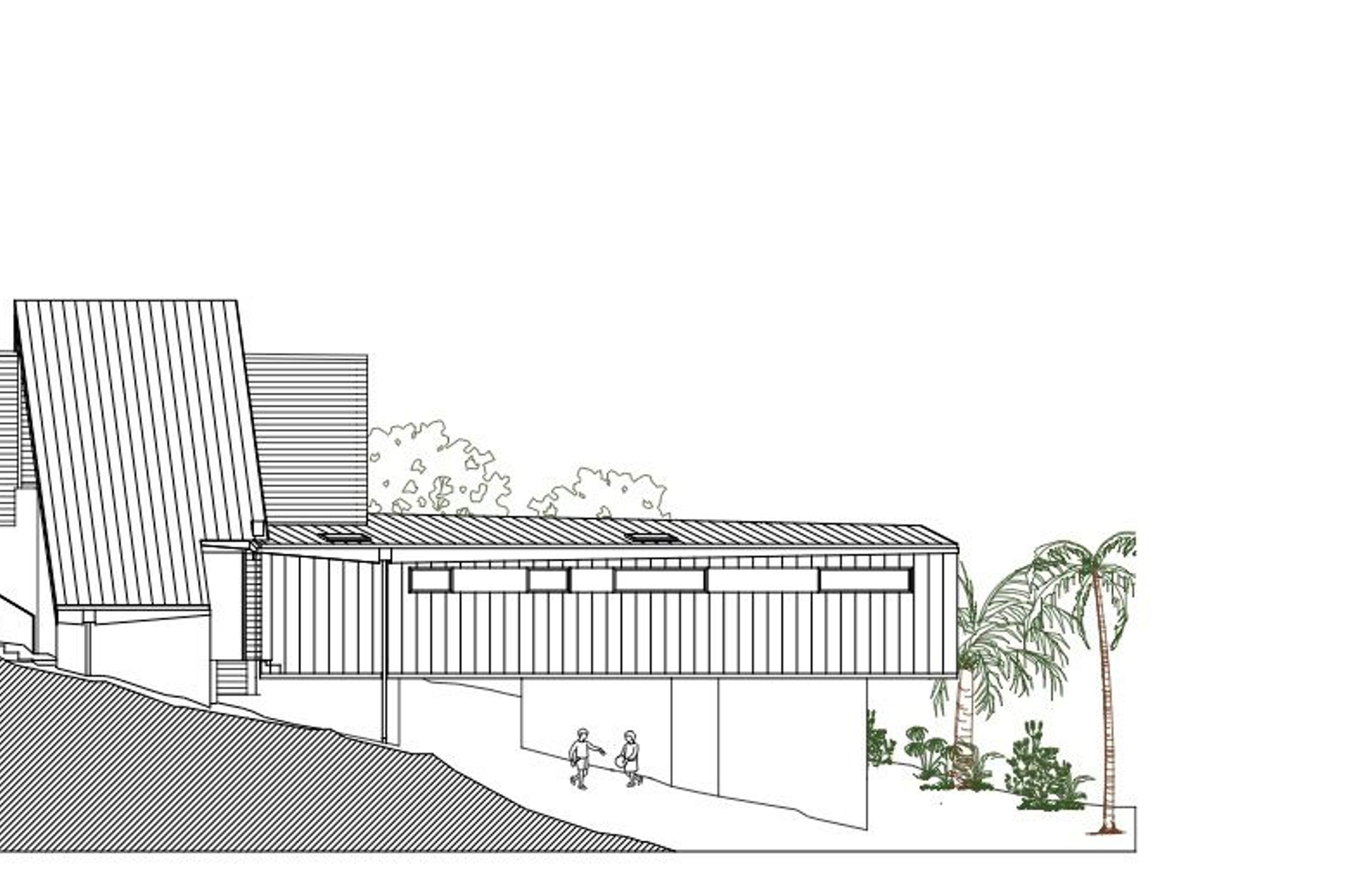 South elevation by TOA Architects.