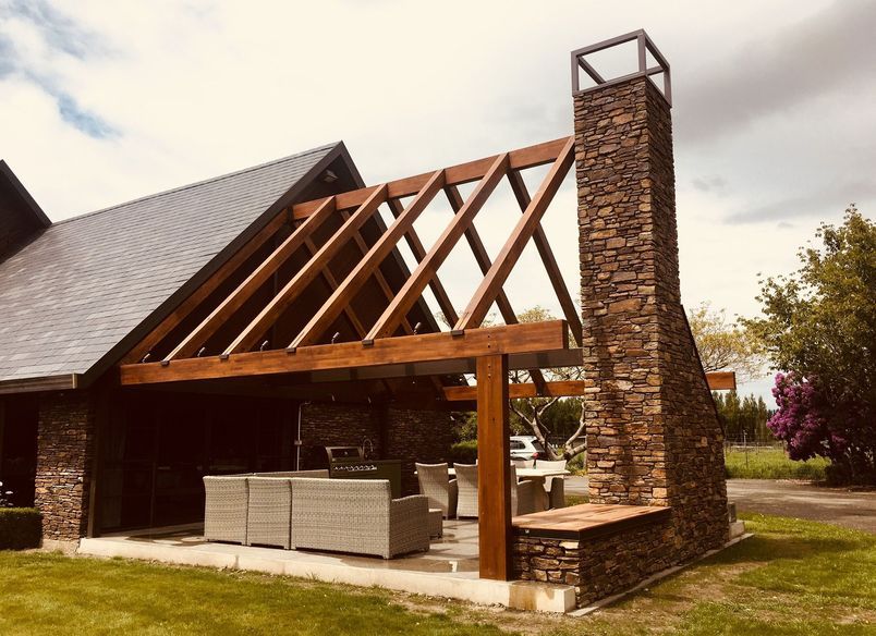 Outdoor Fire Patio Extension
