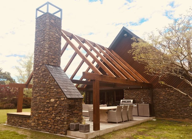 Outdoor Fire Patio Extension