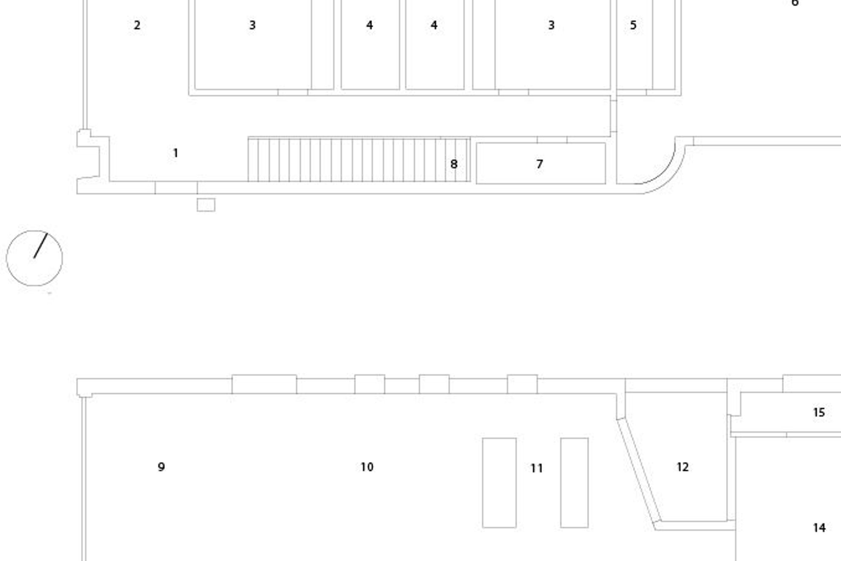Park Terrace House ground and first-floor plans by Phil Redmond Architecture + Urbanism.