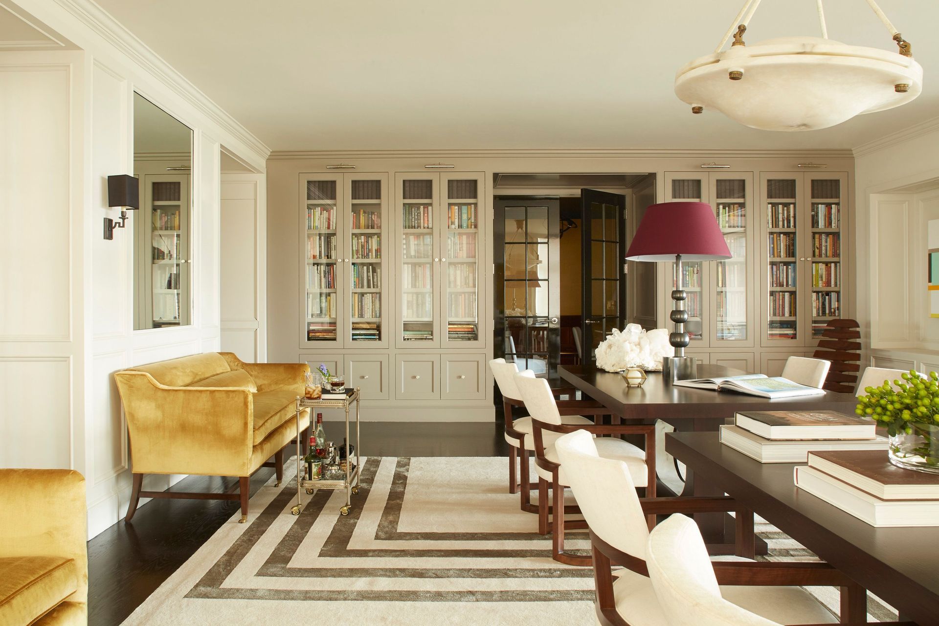 Dining Room.  Interiors by Lisa Tharp.  Photography by Max Kim-Bee.