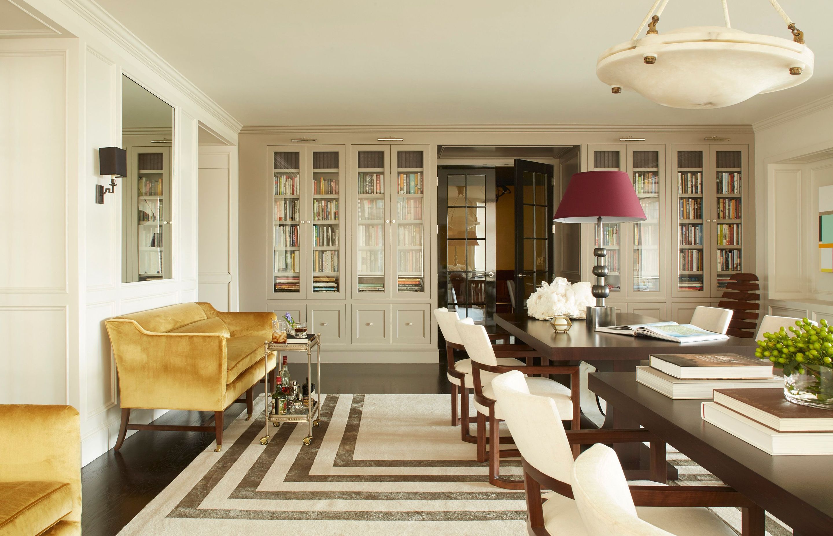 Dining Room.  Interiors by Lisa Tharp.  Photography by Max Kim-Bee.