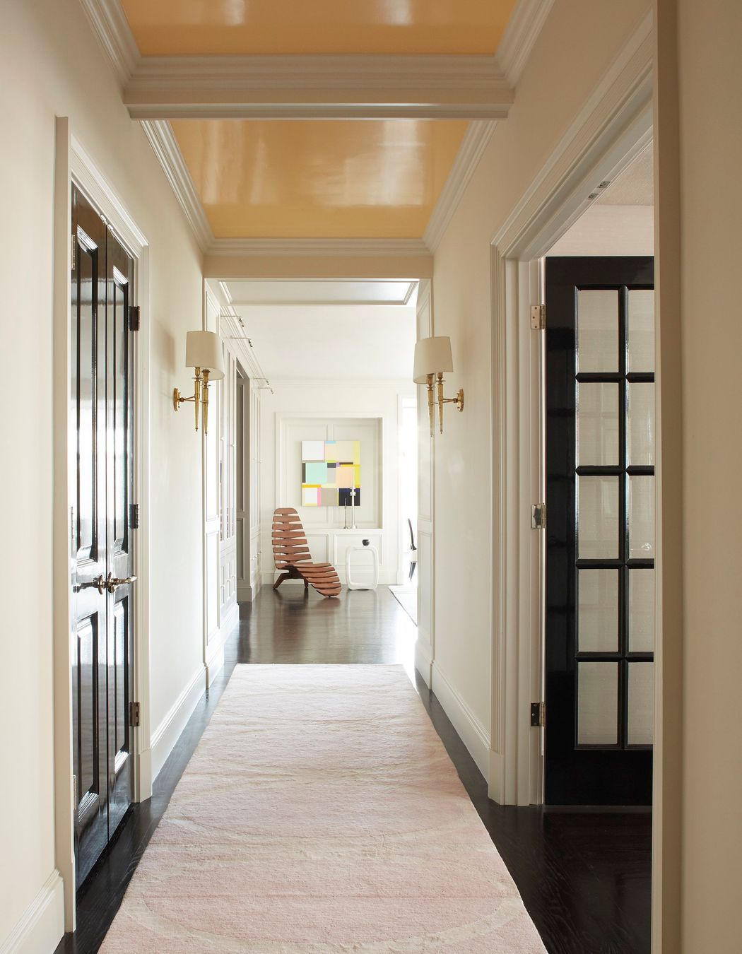 Hall.  Interiors by Lisa Tharp.  Photography by Max Kim-Bee.