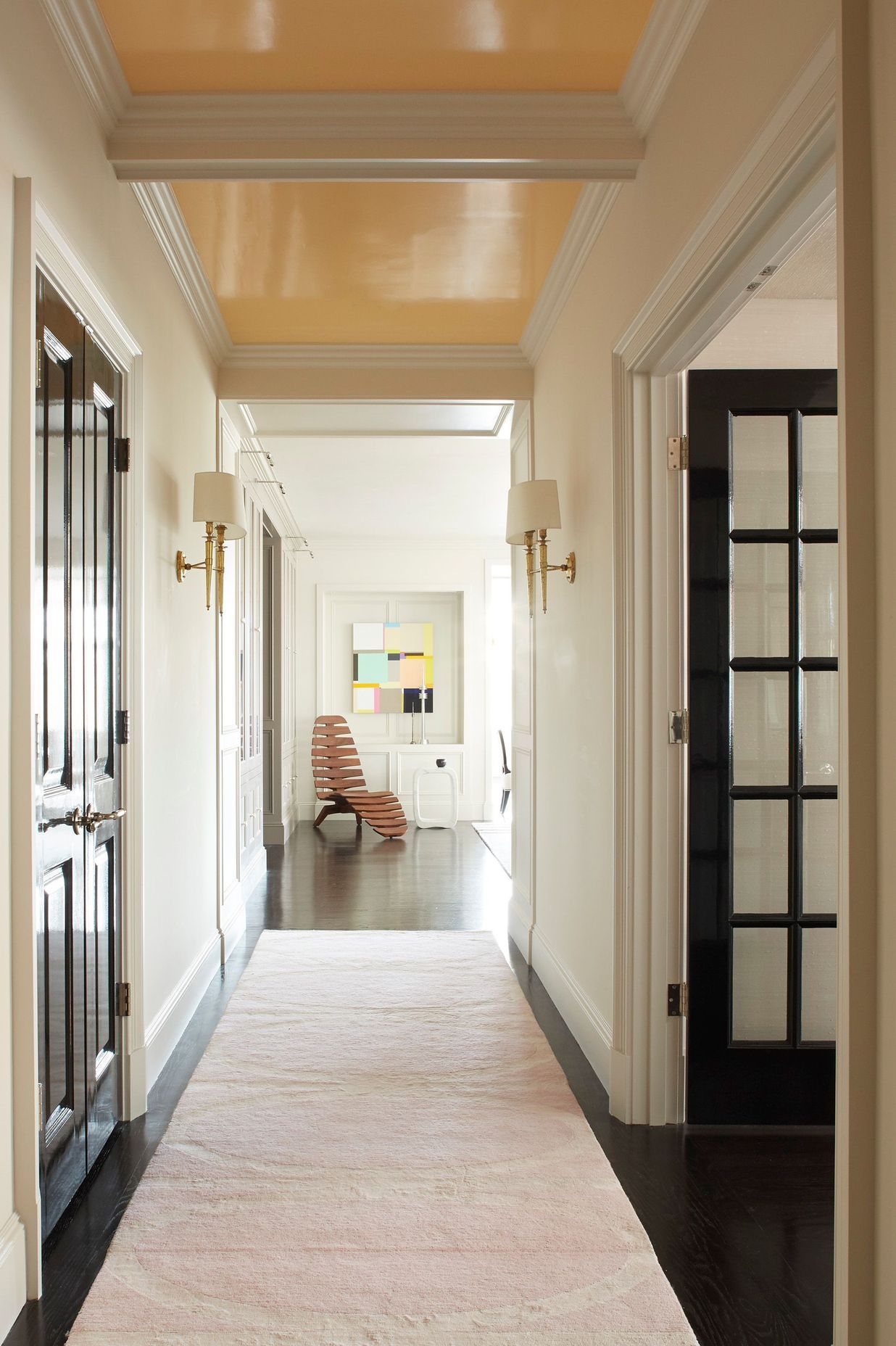 Hall. Interiors by Lisa Tharp. Photography by Max Kim-Bee.