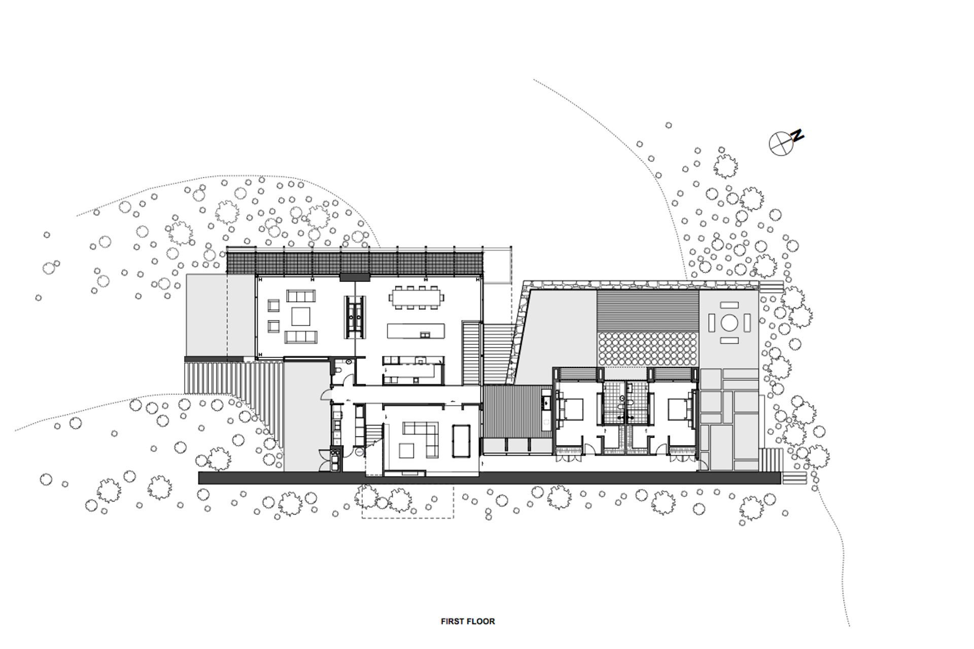First-floor plan by Team Green Architects.