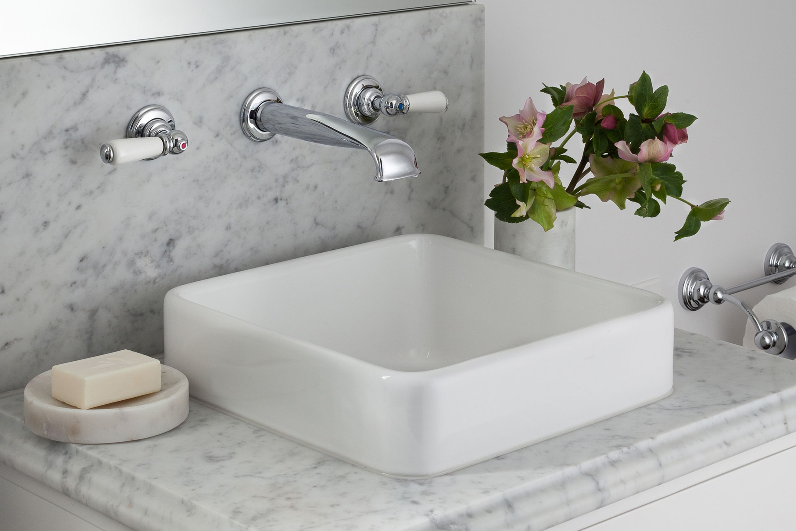 Perrin & Rowe Low Spout Basin Set