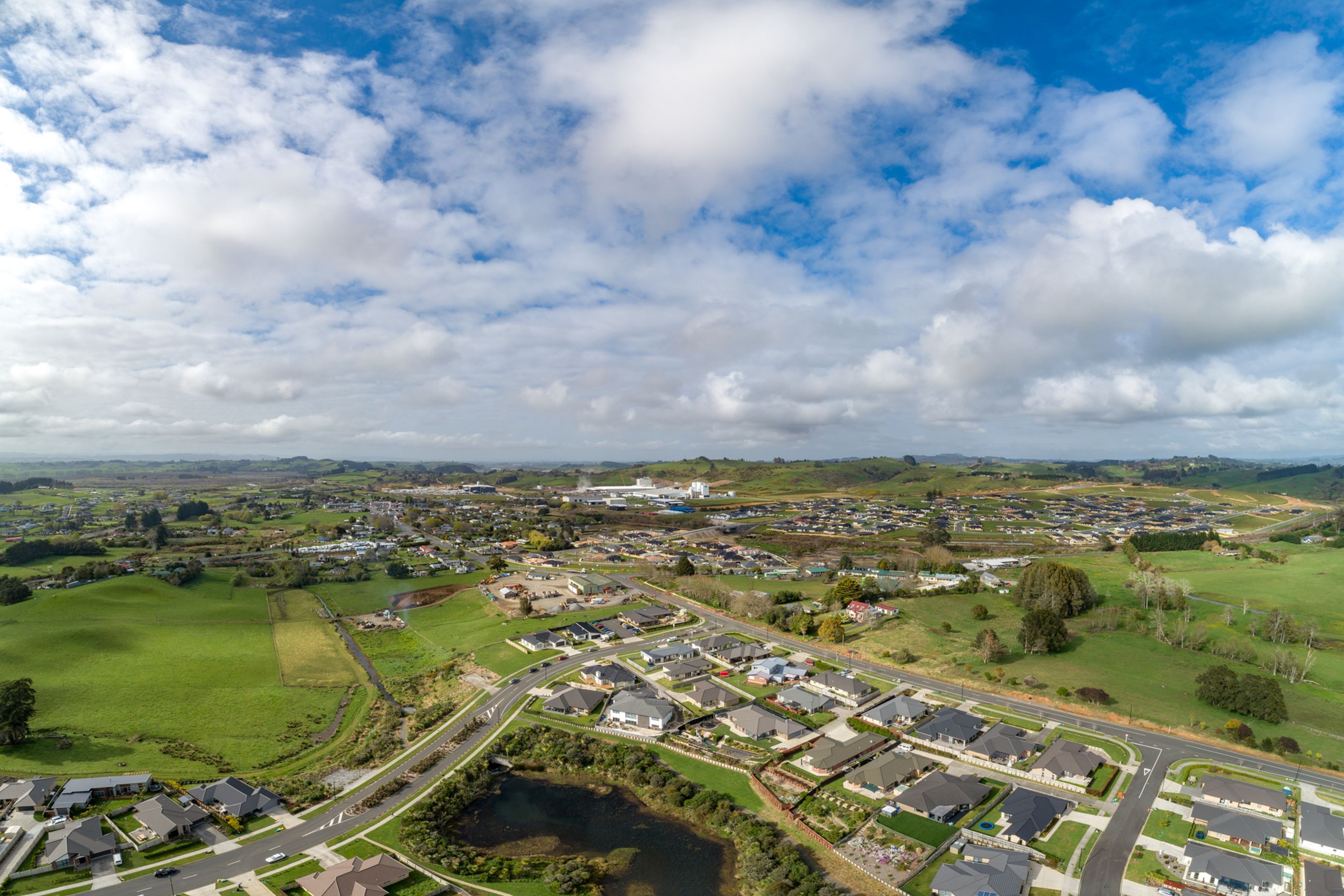 Construction Photography NZ - CPNZ - CivilPlan - Pokeno Development - Drone Photo 1