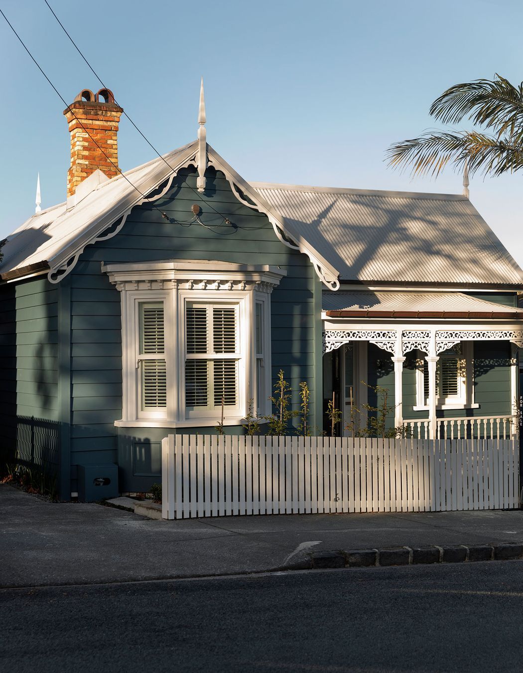 The freshly revived villa seen from Norfolk Street.