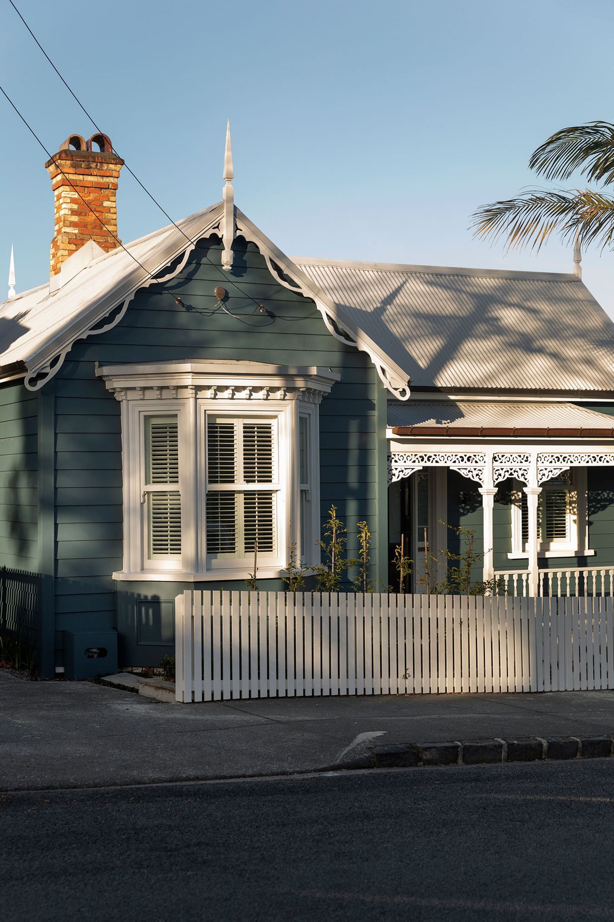 The freshly revived villa seen from Norfolk Street.