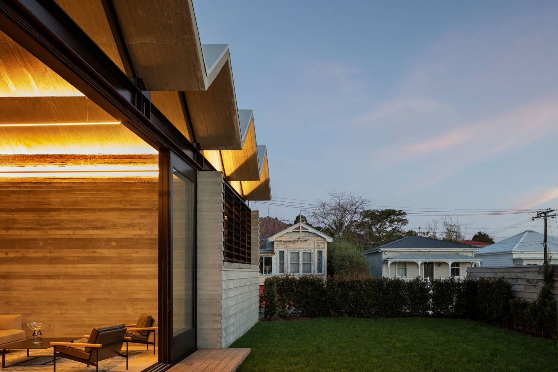 Located on a street of mainly Edwardian villas, in various states of repair, the backyard is open, inviting the sun.