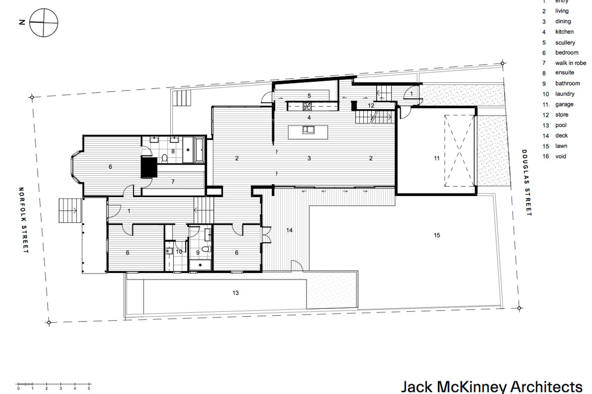 Ground-floor plan by Jack McKinney Architects.