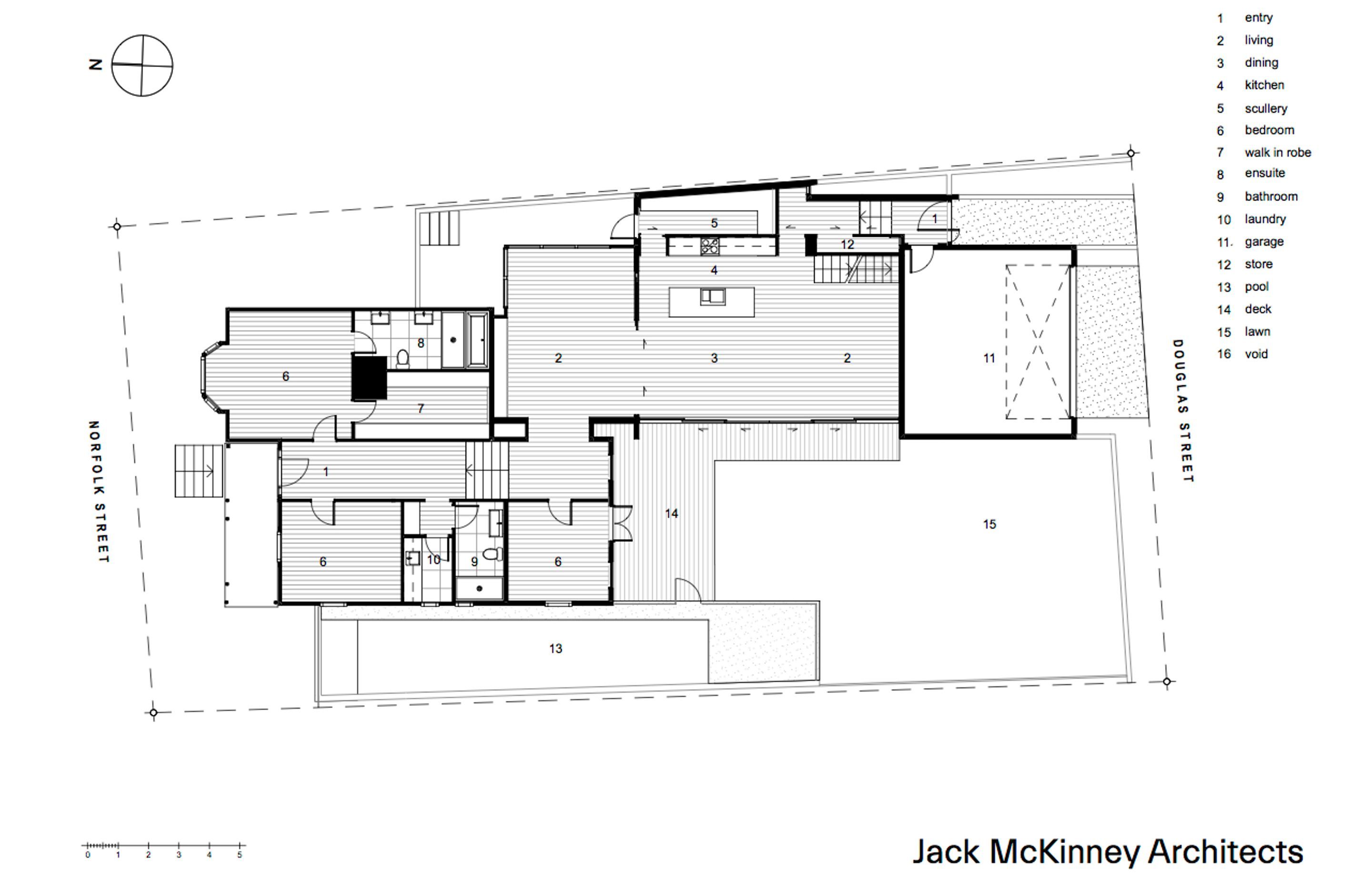 Ground-floor plan by Jack McKinney Architects.