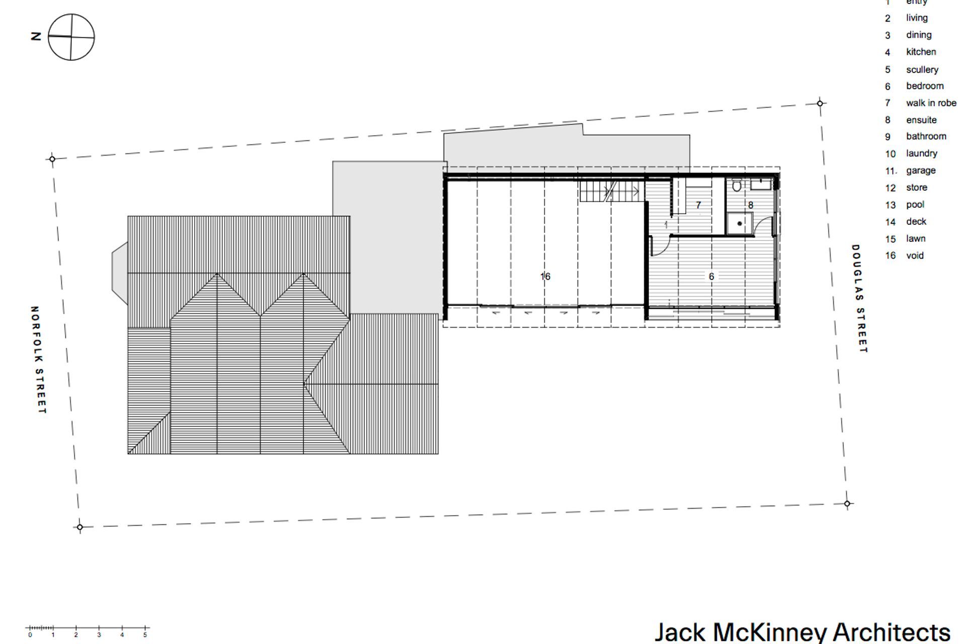 First-floor plan by Jack McKinney Architects.