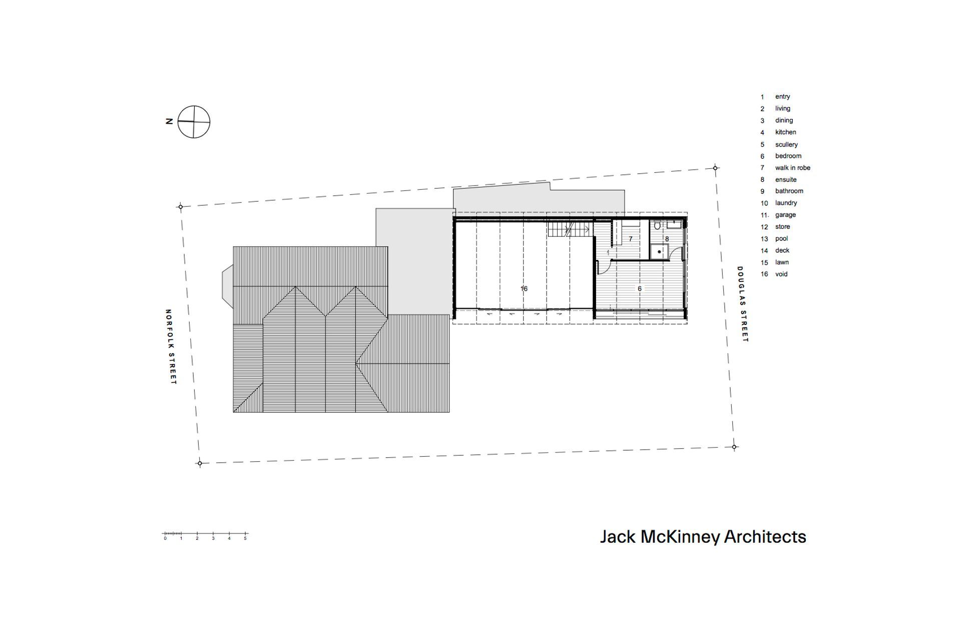 First-floor plan by Jack McKinney Architects.