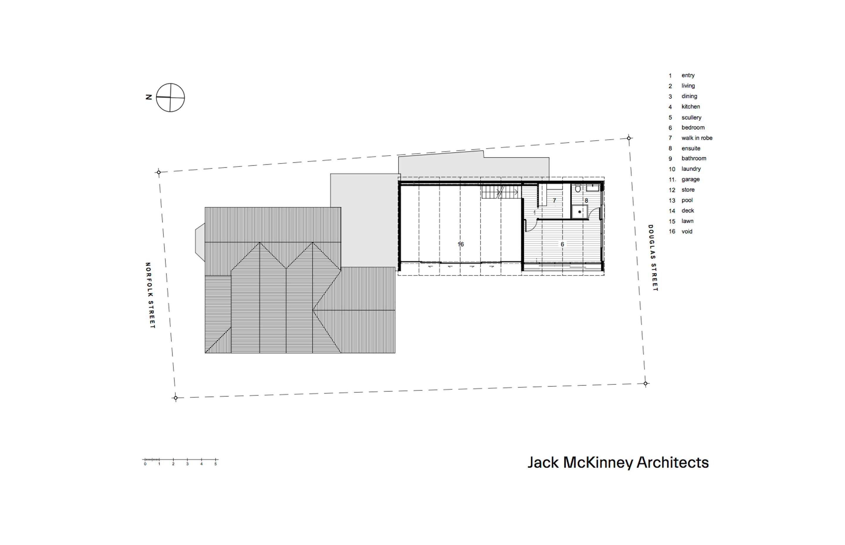 First-floor plan by Jack McKinney Architects.