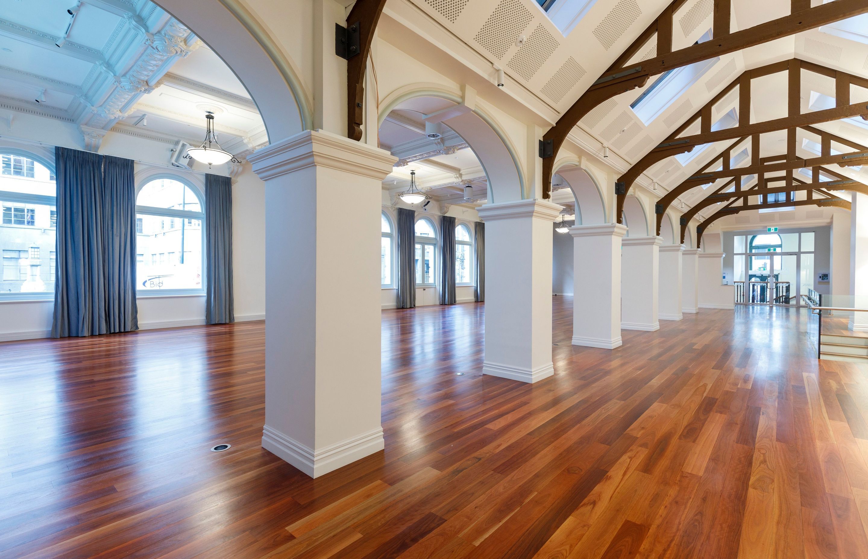 HURFORD'S FOURTEEN Red Ironbark Flooring - Public Trust Hall, Wellington NZ