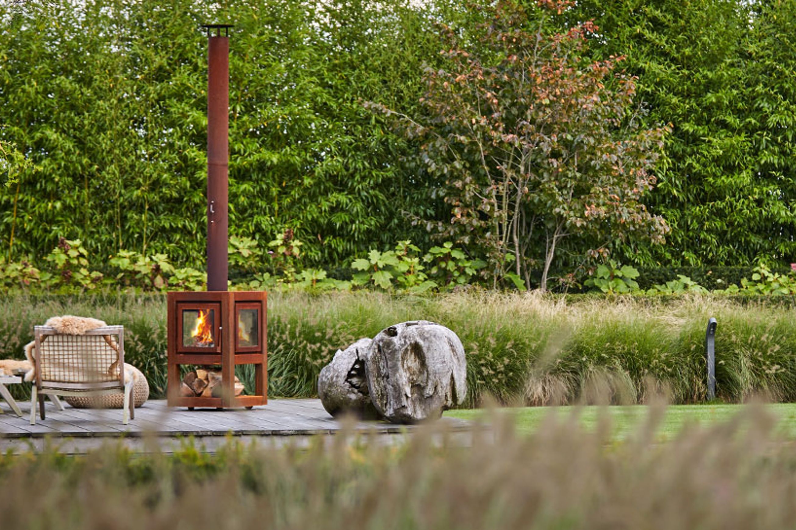 Quaruba by RB73 Outdoor Wood Stove